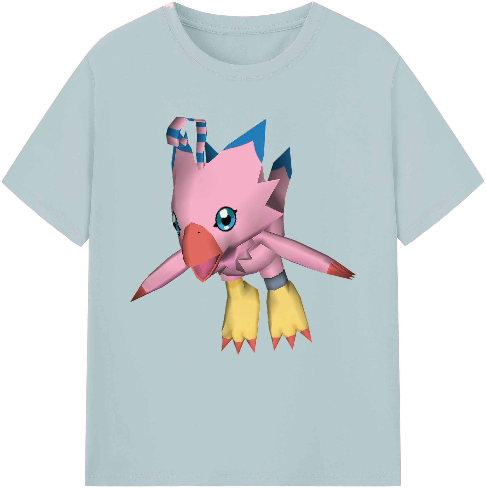 （画像用） Digimon デジタルモンスター/デジモン 綿100％半袖Tシャツ（フロントプリント）